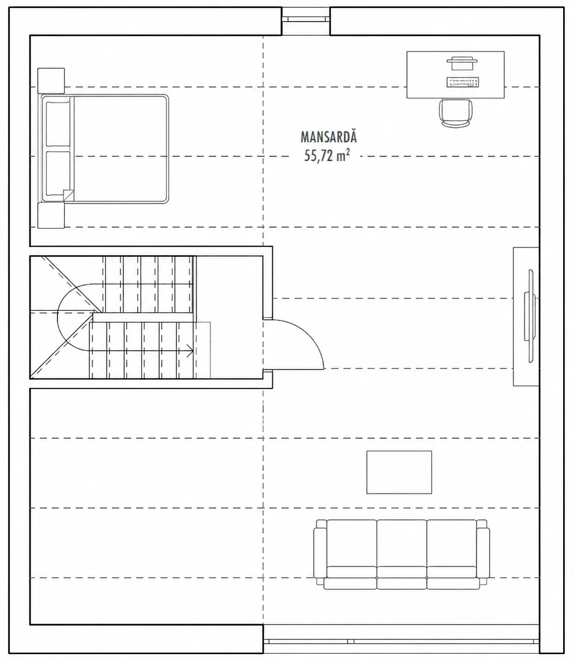 Plan pod, Casa 13, Unitatea 2